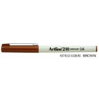 Artline 210 Medium Writing Pen Brown